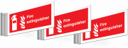 Fire Extinguisher Corridor Signs Pack Of 3