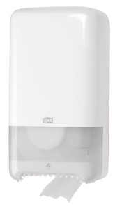 Tork® Midsize White Toilet Tissue Dispenser