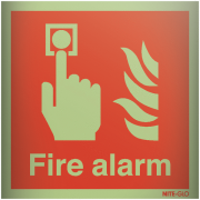 Fire Alarm Acrylic Nite-Glo Signs