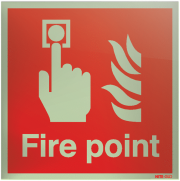 Fire Point Nite Glo Acrylic Signs