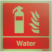 Xtra Glo Water Extinguishers Acrylic Signs