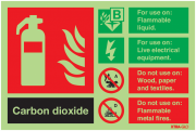 Co2 Fire Extinguisher Information Xtra-Glo Signs