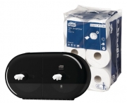 Tork® Smart One Mini Rolls & FREE Black Dispenser