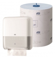 Tork® Torkmatic Blue Hand Towels And White Dispenser