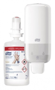 Tork® Foam Sanitiser With FREE White Dispenser