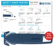 Martor SECUMAX 145 MDP Safety Knife Poster Bundle