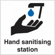 Hand Sanitising Station Signs