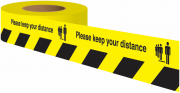 Please Keep Your Distance Social Distance Floor Tapes