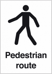 Pedestrian Route Signs