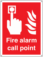 Fire Alarm Call Point Vandal Resistant Sign