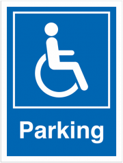 Wheelchair Accessible Parking Sign