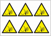 Caution Loud Noise Symbol Labels