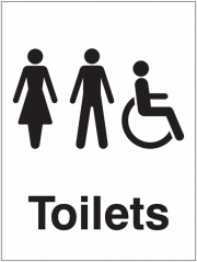 Male Female Disabled Toilet Signs