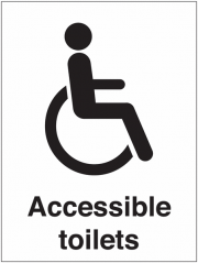 Accessible Toilets Signs