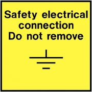 Safety Electrical Connection Do Not Remove Labels