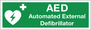 AED Defibrillator Double Sided Hanging Sign