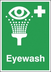 Eyewash Window Signs