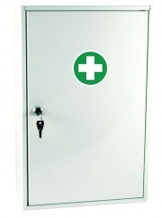 Metal First Aid Cabinets With Key Lockable Doors