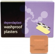 Pink Washproof Square Plasters