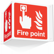 Fire Alarm Call Point 3D Projecting Signs