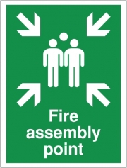 Fire Assembly Point Reflective Signs