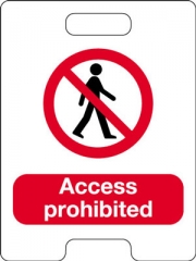 Access Prohibited Temporary Floor Stands