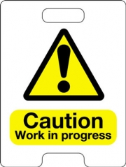 Caution Work In Progress Temporary Floor Stands