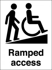 Ramped Access Signs