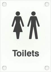 Female And Male Toilet Acrylic Signs