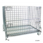 Wire Mesh Pallets Bright Zinc Plated Finish