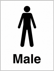 Male Toilets Signs
