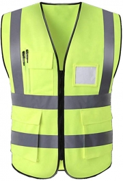 Hycoprot High Visibility Reflective Safety Waistcoats