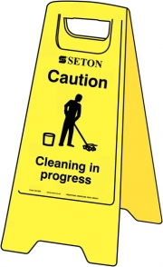 Caution Cleaning In Progress Floor Stands