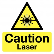 Caution Laser Labels