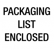 Packaging List Enclosed Labels