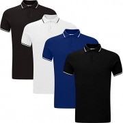 Pack Of 4 Short Sleeve Designer Polo Shirts