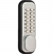 Chrome Key Pad Door Lock With Hold Back Latch & Keypad