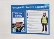 Focus On Safety PPE Awareness Board