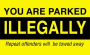 You Are Parked Illegally Repeat Offenders Will Be Towed Away