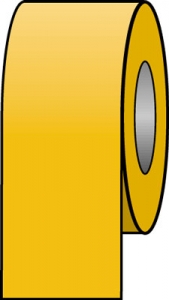 Yellow Warning Pipeline Colour Tapes