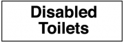Disabled Toilets Signs
