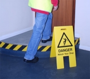 Danger Watch Your Step Floor Stand