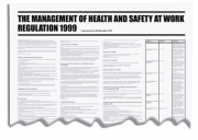 Management H & S Work Regulations Wallchart