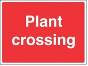 Plant Crossing Construction Site Sign