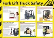 Fork Lift Truck Workplace Safety Poster