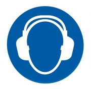 Ear Protection Symbol Labels