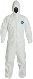 Tyvek Dupont Disposable Coveralls With Hood
