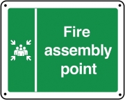 Vandal Resistant Fire Assembly Point Signs