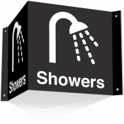 Showers 3D Projecting Signs