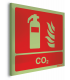 Nite-Glo Co2 Fire Extinguisher Acrylic I D Sign